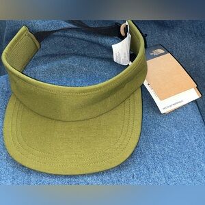 The North Face Olive Green Sun Visor Hat OS NWT